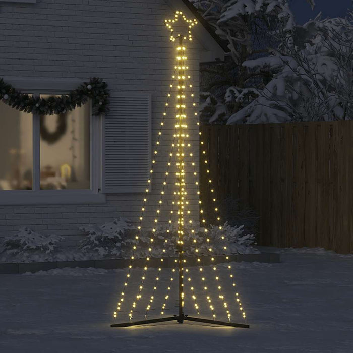 Christmas Tree Light 447 Leds Warm White 240 Cm Abolaii