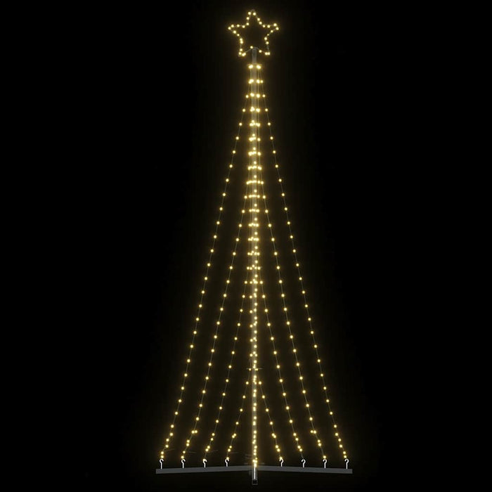 Christmas Tree Light 447 Leds Warm White 240 Cm Abolaii