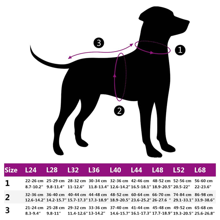 Dog Coat With Harness Waterproof Reflective Purple 3Xl Abokkbl