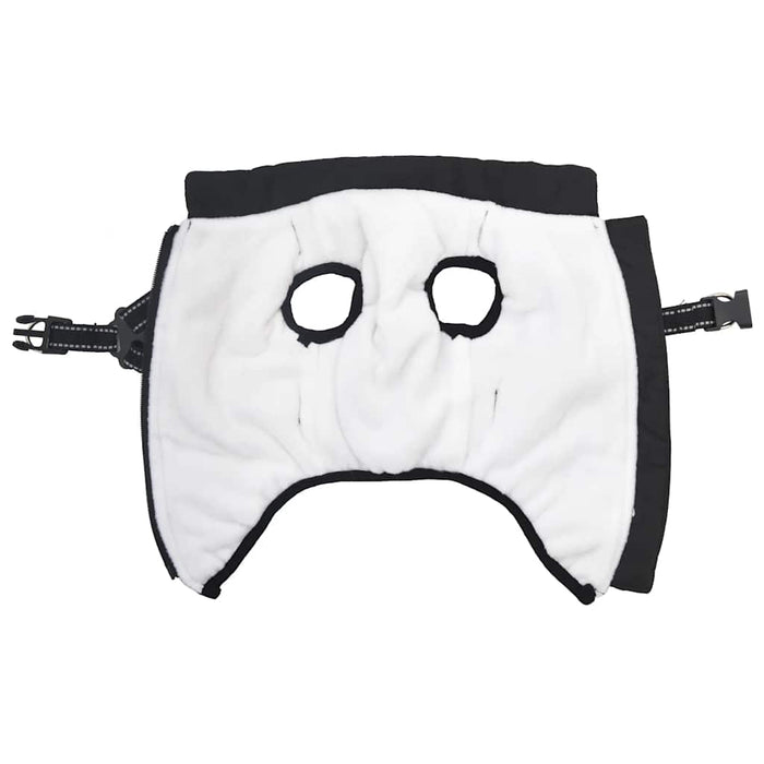 Dog Coat With Harness Waterproof Reflective Black Xl Abokkob