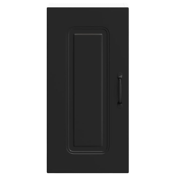 Kitchen Wall Cabinet Kalmar Black Engineered Wood Nptptn