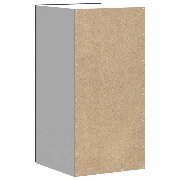 Kitchen Wall Cabinet Kalmar Black Engineered Wood Nptptn