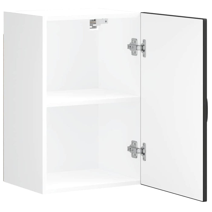 Kitchen Wall Cabinet Kalmar Black Engineered Wood Nptpan