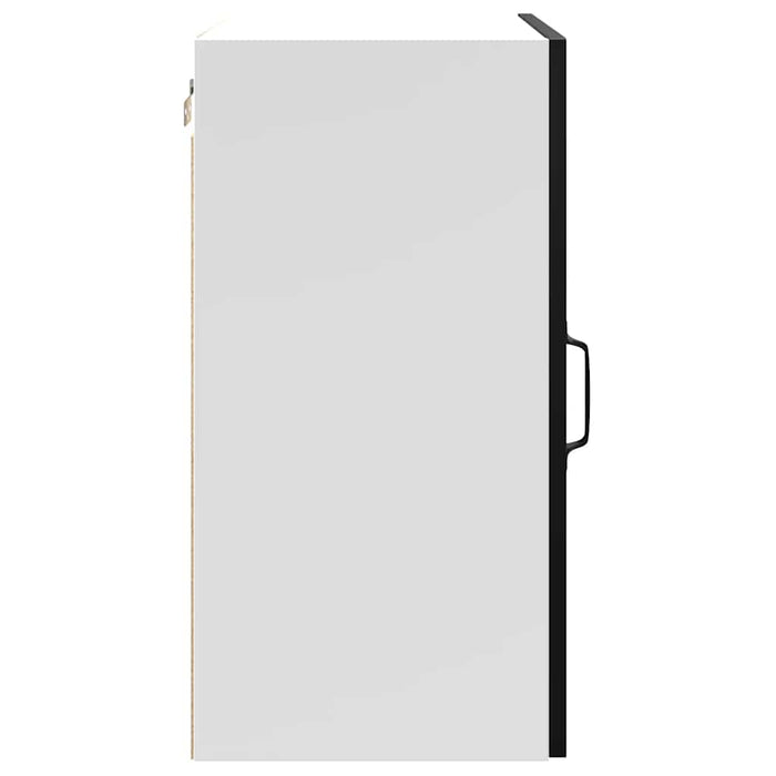 Kitchen Wall Cabinet Kalmar Black Engineered Wood Nptpan