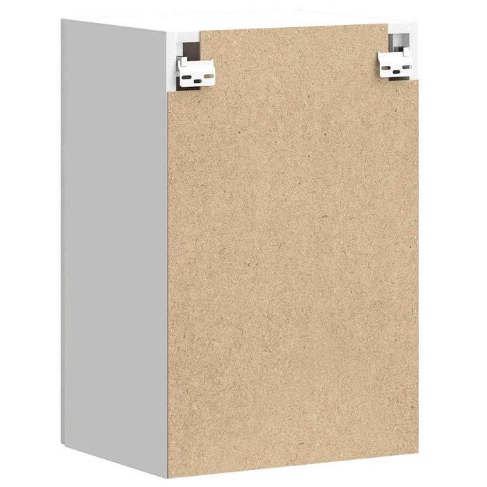 Kitchen Wall Cabinet Kalmar Glossy Look White Engineered Wood Nptpak