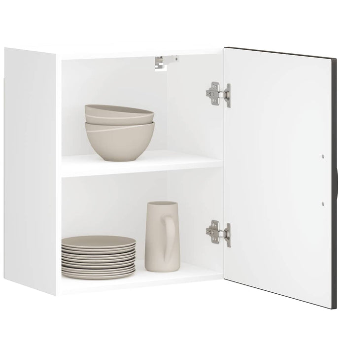 Kitchen Wall Cabinet Kalmar Black Engineered Wood Nptppk