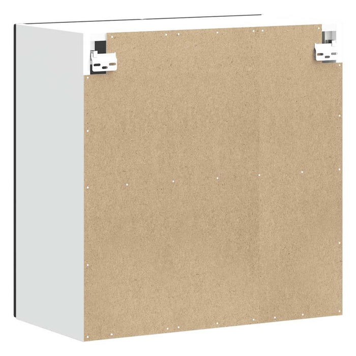 Kitchen Wall Cabinet Kalmar Black Engineered Wood Nptpin