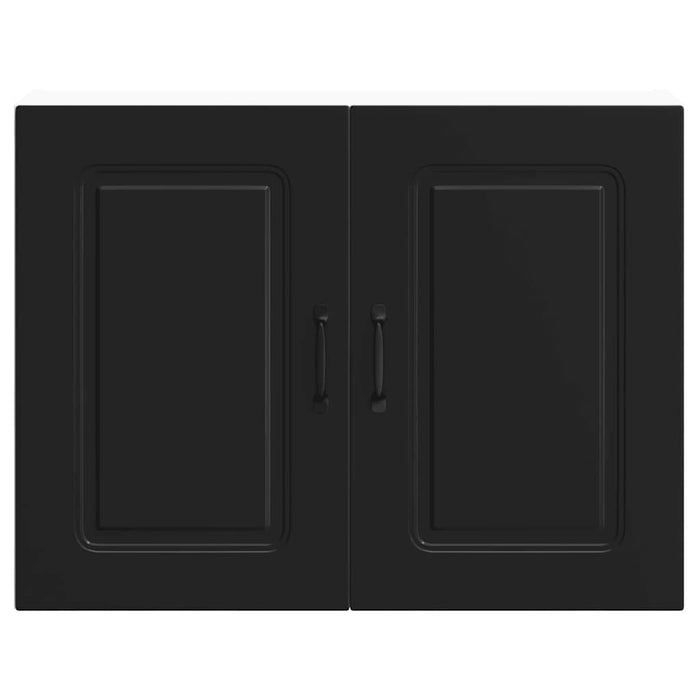 Kitchen Wall Cabinet Kalmar Black Engineered Wood Nptpnn
