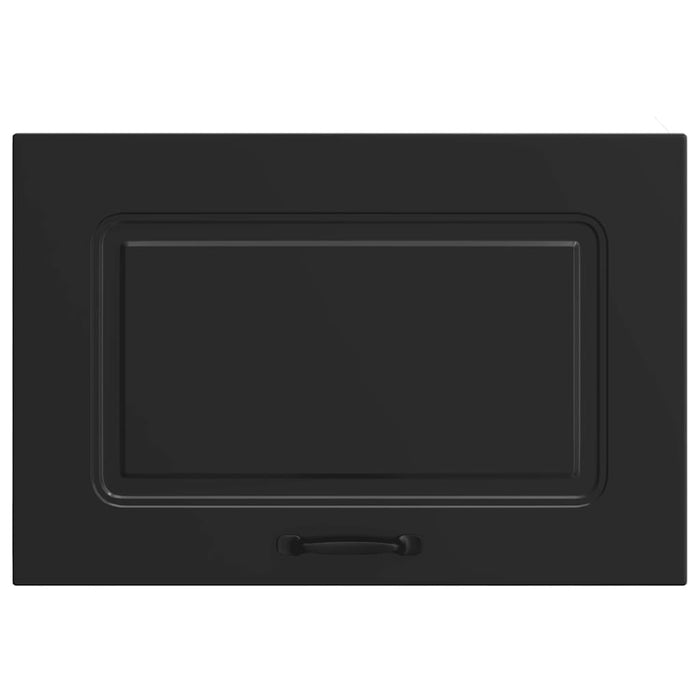 Kitchen Wall Cabinet Kalmar Black Engineered Wood Nptpkn