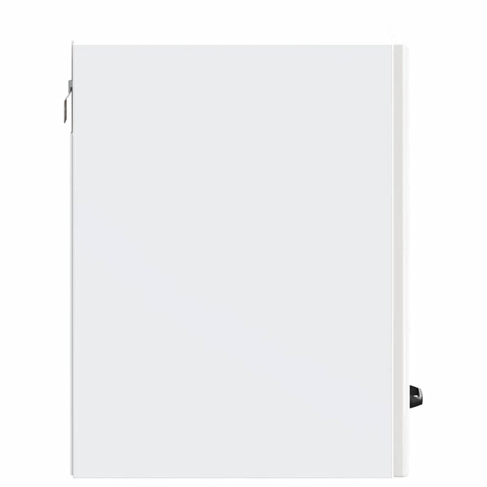 Kitchen Wall Cabinet Kalmar Glossy Look White Engineered Wood Nptpkk