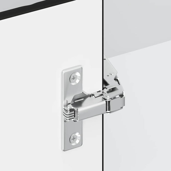 Kitchen Wall Corner Cabinet Kalmar Black Engineered Wood Nptlon