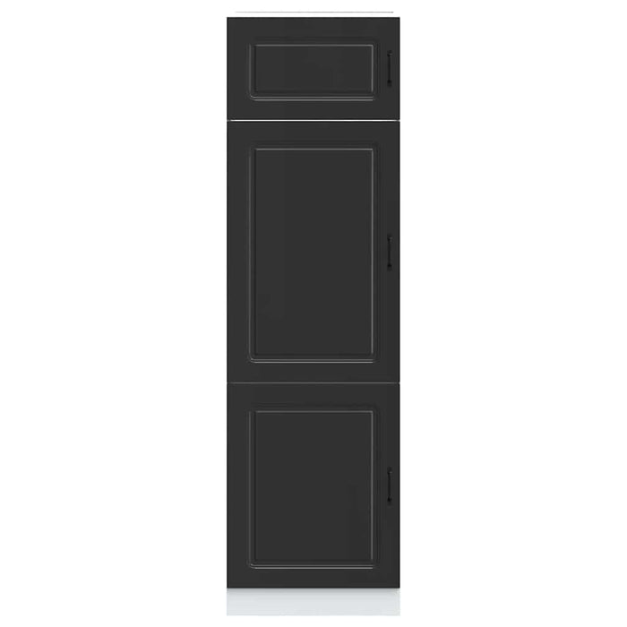 Kitchen Cupboard Kalmar Black Engineered Wood Nptlxn