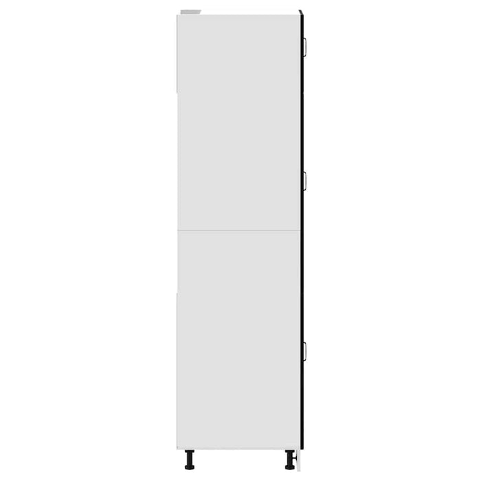 Kitchen Cupboard Kalmar Black Engineered Wood Nptlxn