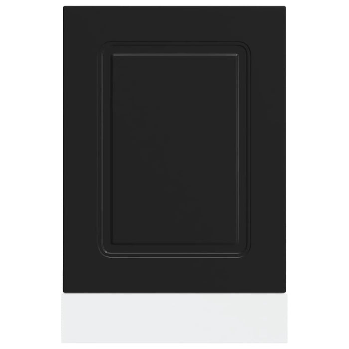 Dishwasher Panel Kalmar Black 45X1.5X67 Cm Engineered Wood Nptlan