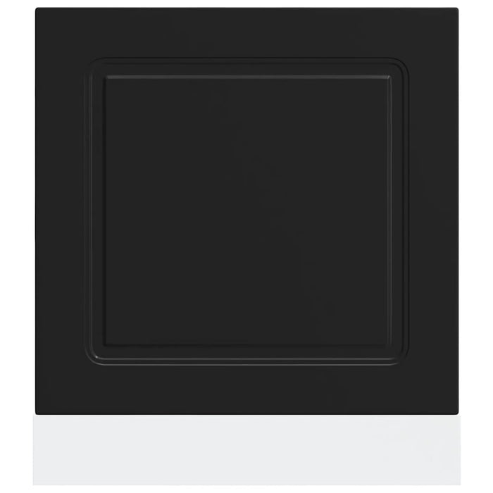 Dishwasher Panel Kalmar Black 60X1.5X67 Cm Engineered Wood Nptlpn