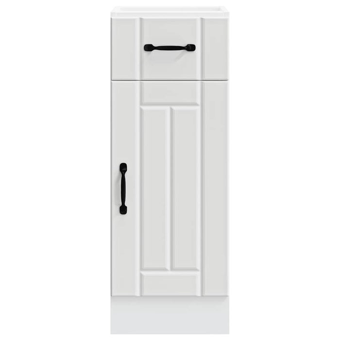 Kitchen Base Cabinet Lucca White Engineered Wood Nptlki