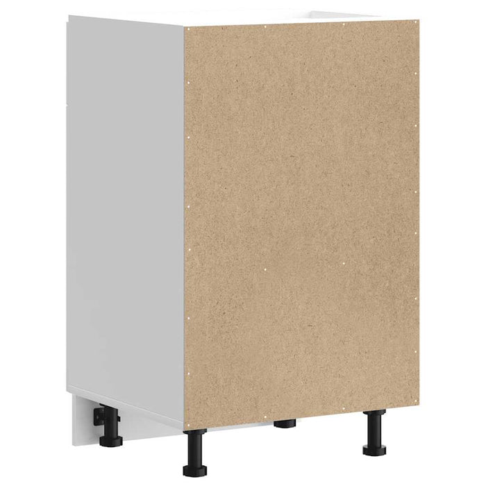 Kitchen Base Cabinet Lucca White Engineered Wood Nptioi