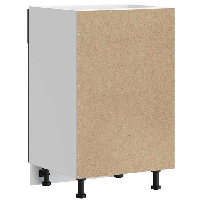 Kitchen Base Cabinet Lucca Black Engineered Wood Nption