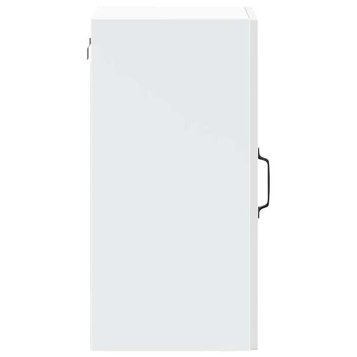 Kitchen Wall Cabinet With Glass Door Lucca Glossy Look White Nptilk