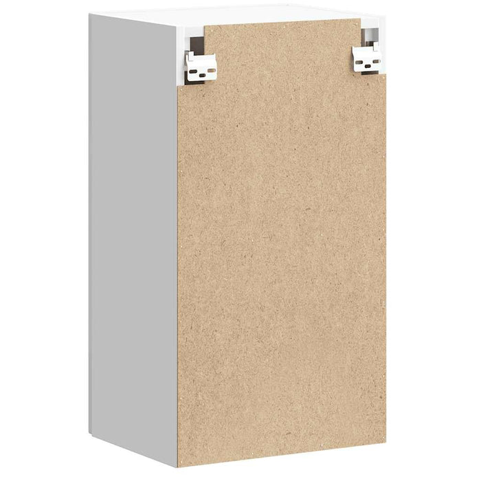 Kitchen Wall Cabinet Lucca Glossy Look White Engineered Wood Nptiik