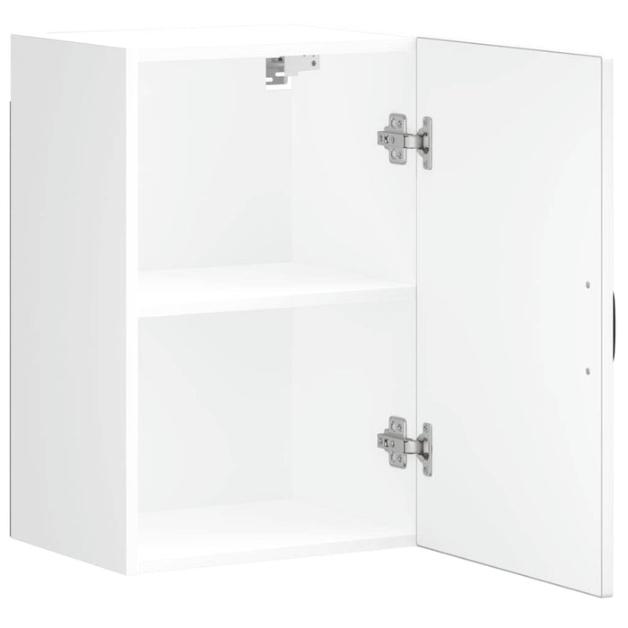 Kitchen Wall Cabinet Lucca White Engineered Wood Nptini