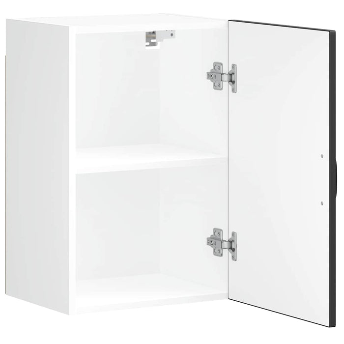 Kitchen Wall Cabinet Lucca Black Engineered Wood Nptinn