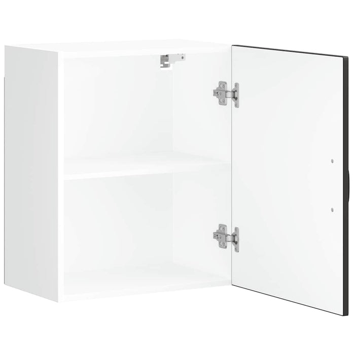 Kitchen Wall Cabinet Lucca Black Engineered Wood Nptikk