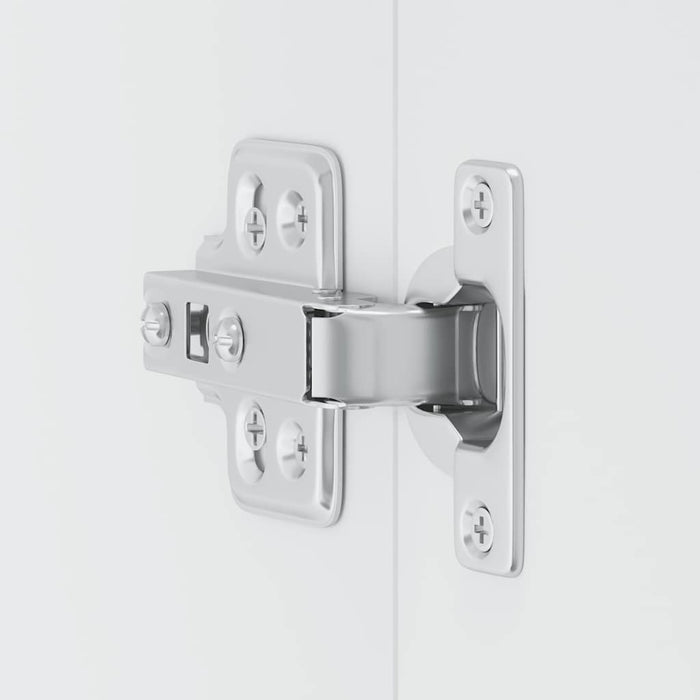 Kitchen Wall Cabinet Lucca Glossy Look White Engineered Wood Nptnxk