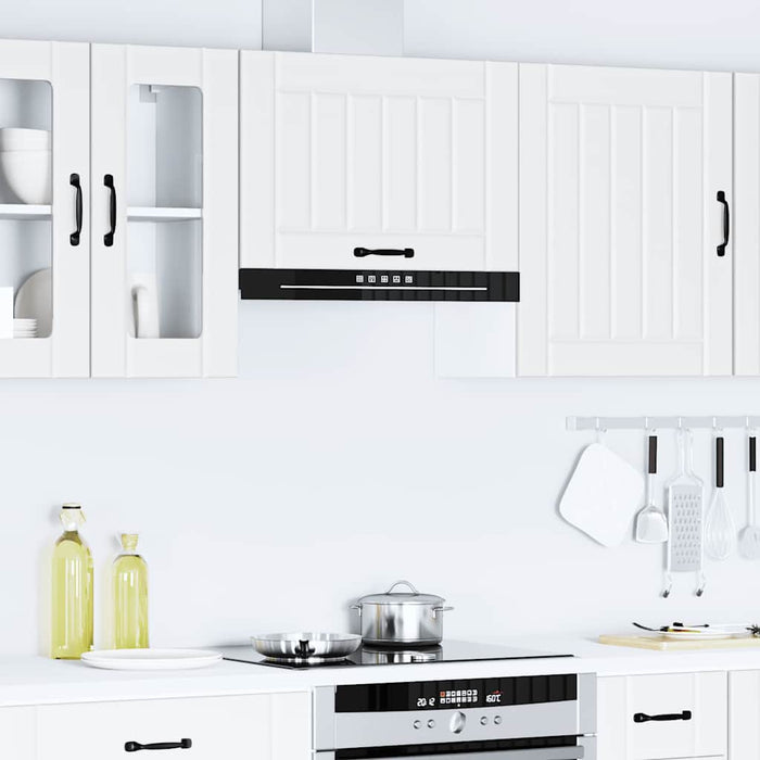 Kitchen Wall Cabinet Lucca White Engineered Wood Nptnti