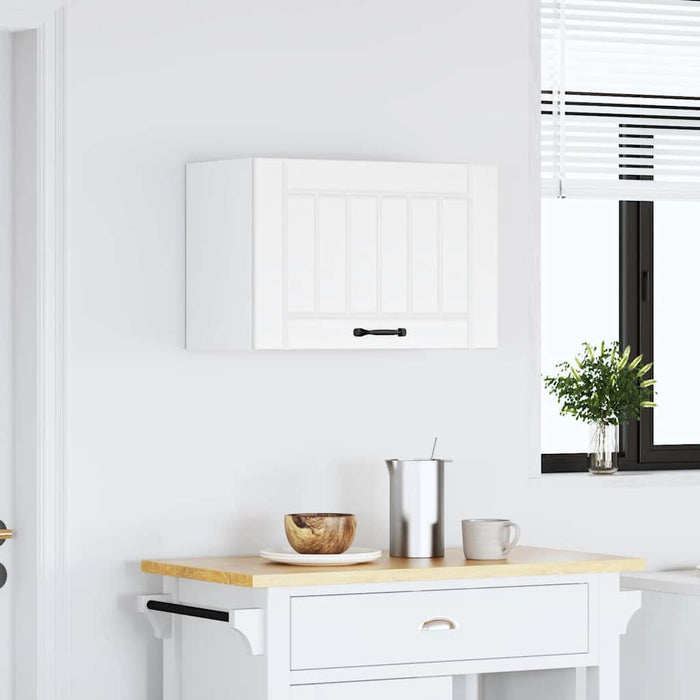 Kitchen Wall Cabinet Lucca White Engineered Wood Nptnti