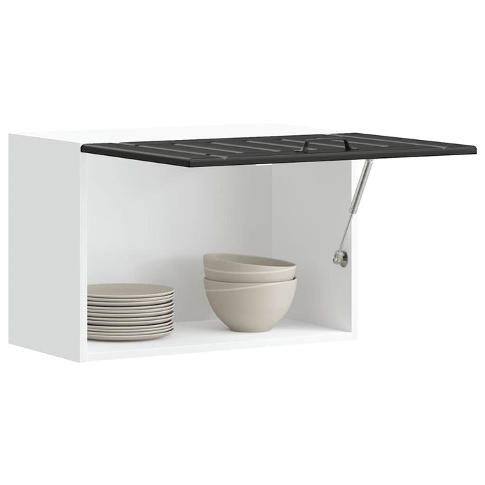 Kitchen Wall Cabinet Lucca Black Engineered Wood Nptntn