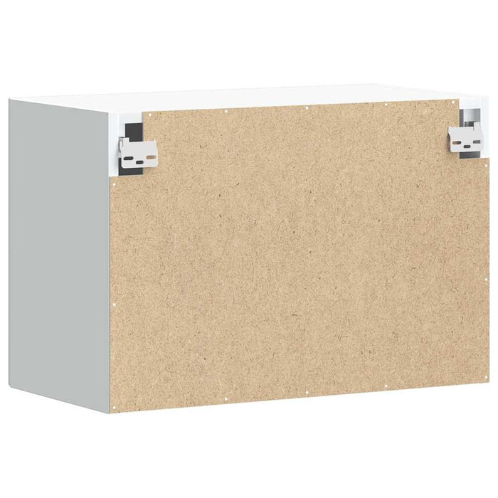 Kitchen Wall Cabinet Lucca Glossy Look White Engineered Wood Nptntk