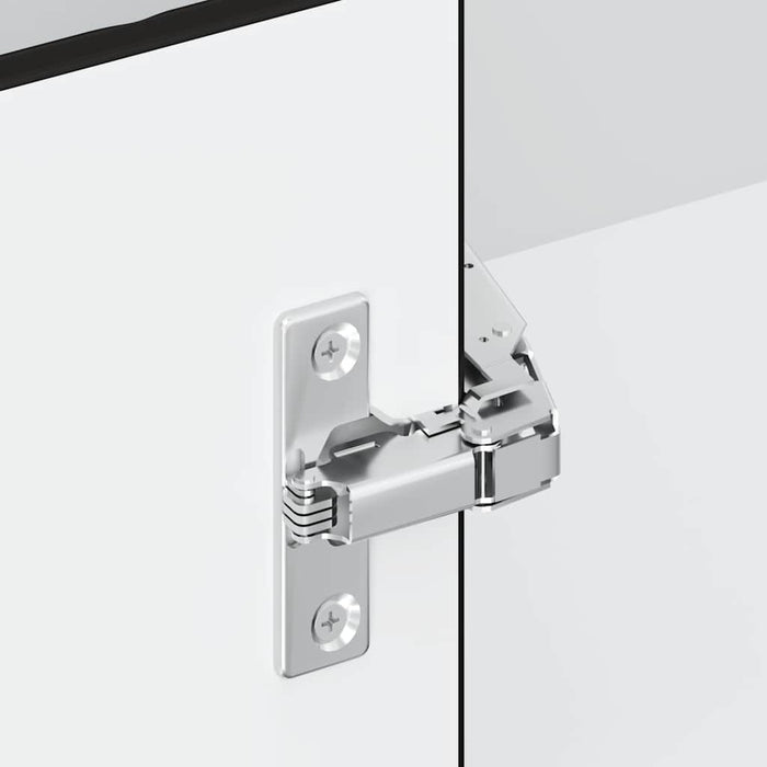 Kitchen Wall Corner Cabinet Lucca Black Engineered Wood Nptnpn