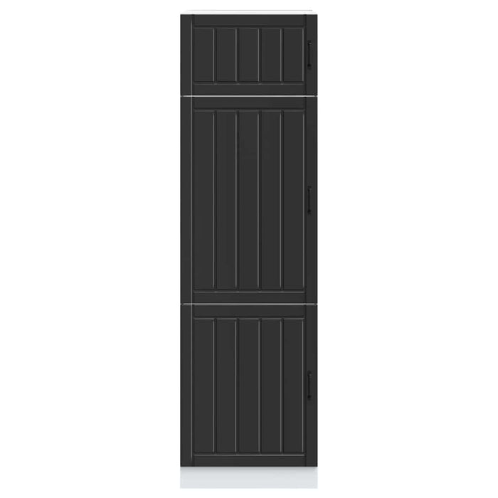 Kitchen Cupboard Lucca Black Engineered Wood Nptnln