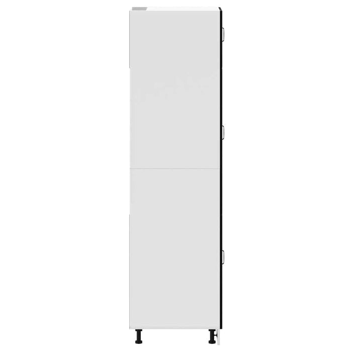 Kitchen Cupboard Lucca Black Engineered Wood Nptnln