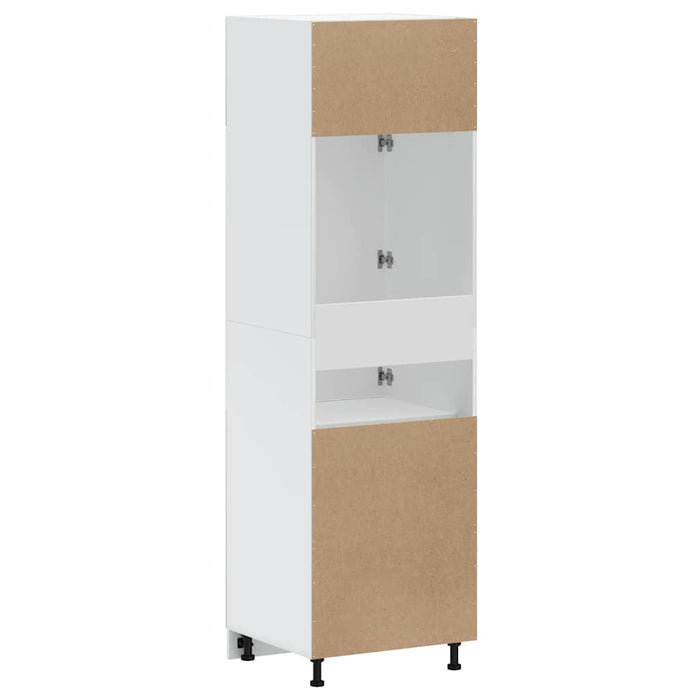 Kitchen Cupboard Lucca Glossy Look White Engineered Wood Nptnlk