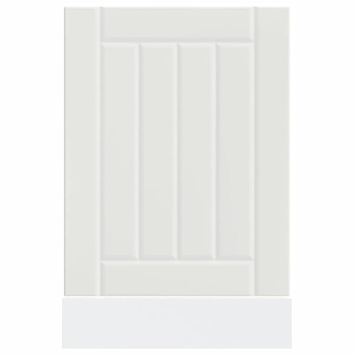 Dishwasher Panel Lucca White Engineered Wood Nptnni