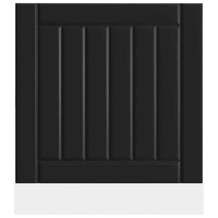 Dishwasher Panel Lucca Black Engineered Wood Nptnkn