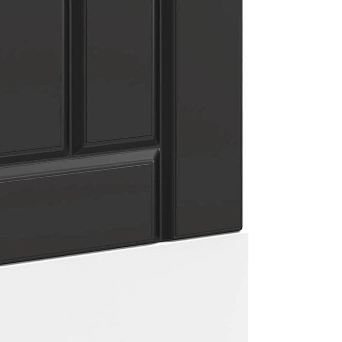 Dishwasher Panel Lucca Black Engineered Wood Nptnkn