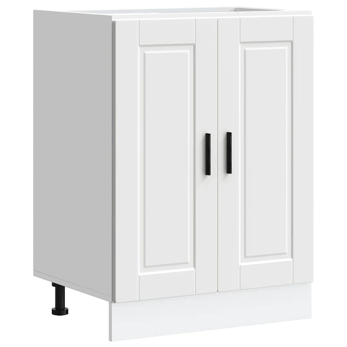 Kitchen Base Cabinet Porto White Engineered Wood Nptkoi