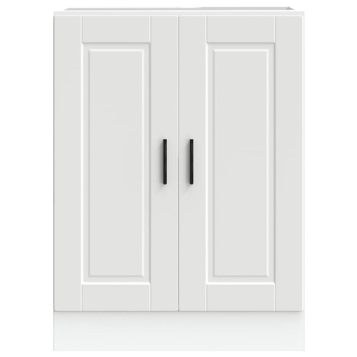 Kitchen Base Cabinet Porto White Engineered Wood Nptkoi