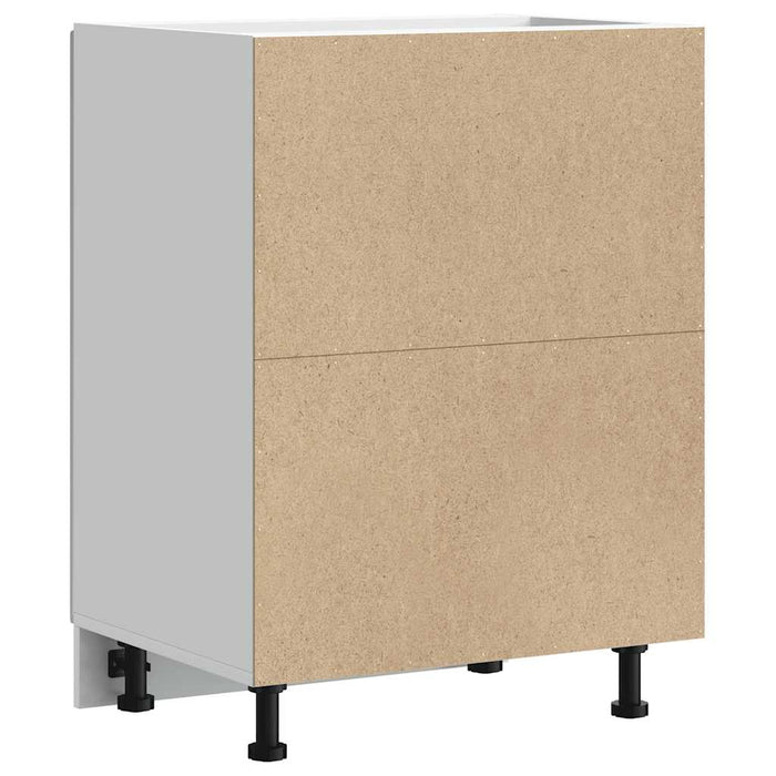 Kitchen Base Cabinet Porto White Engineered Wood Nptkoi