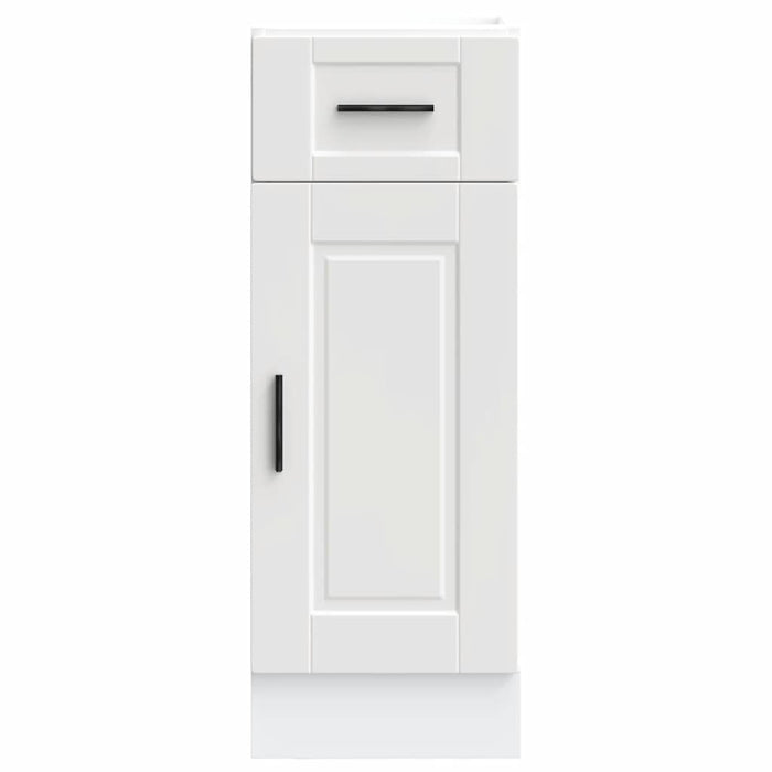 Kitchen Base Cabinet Porto White Engineered Wood Nptkti