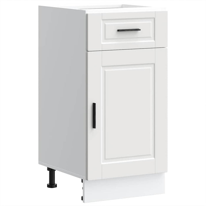 Kitchen Base Cabinet Porto White Engineered Wood Nptkai