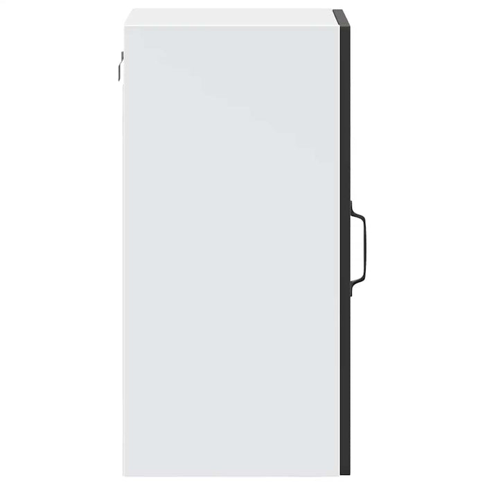 Kitchen Wall Cabinet With Glass Door Porto Black Npabbn