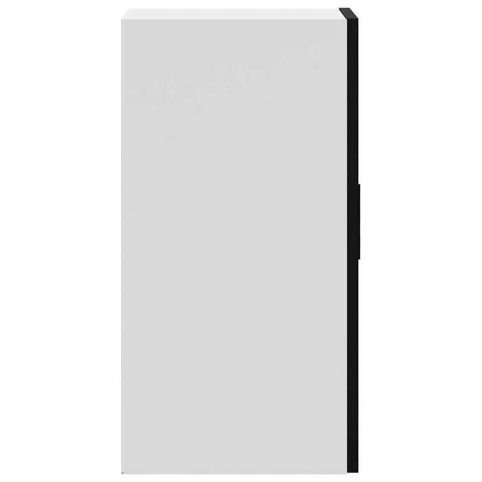 Kitchen Wall Cabinet Porto Black Engineered Wood Npabon