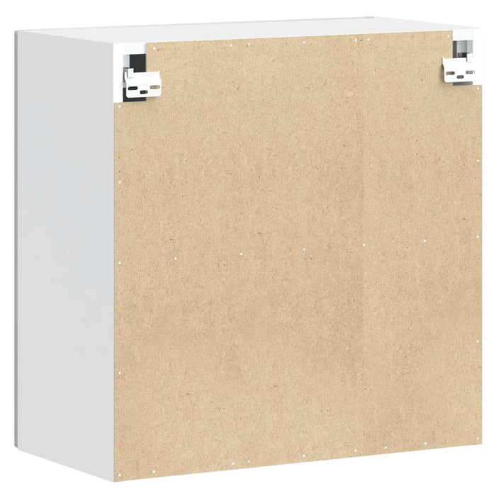 Kitchen Wall Cabinet Porto Glossy Look White Engineered Wood Npabpk