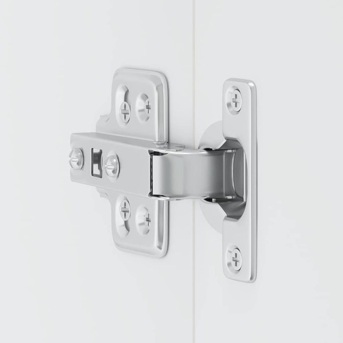 Kitchen Wall Cabinet Porto Glossy Look White Engineered Wood Npablk