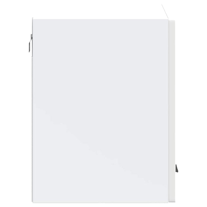 Kitchen Wall Cabinet Porto White Engineered Wood Npabii