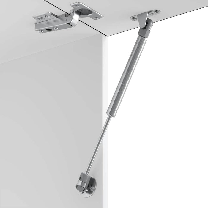 Kitchen Wall Cabinet Porto Black Engineered Wood Npabin